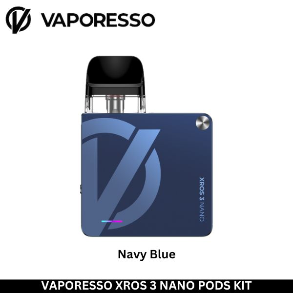 Vaporesso Xros 3 Nano Pods Kit - Uaevapershop in Dubai Vaporesso Xros 3 Nano Pods Kit Navy Blue - Uaevapershop in UAE