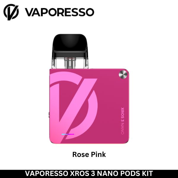 Vaporesso Xros 3 Nano Pods Kit - Uaevapershop in Dubai Vaporesso Xros 3 Nano Pods Kit Rose Pink - Uaevapershop in UAE