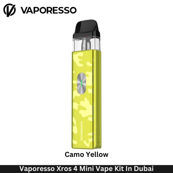 Vaporesso Xros 4 Mini Vape Kit Camo Yellow In Dubai