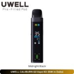 UWELL CALIBURN G3 Vape Kit Midnight Black in Dubai