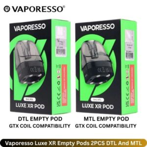 Vaporesso Luxe XR Empty Pods 2PCS DTL And MTL