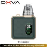 Oxva Xlim SQ Pro Pod Kit Green Leather