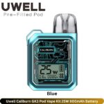 Uwell Caliburn GK3 Pod Vape Kit Blue 25W