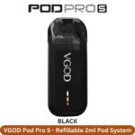 VGOD Pod Pro S Black Kit - Refillable 2ml Pod System