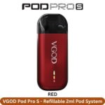 VGOD Pod Pro S Red Kit - Refillable 2ml Pod System