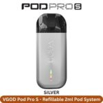 VGOD Pod Pro S Silver Kit - Refillable 2ml Pod System