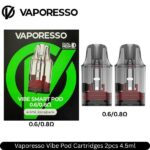 Vaporesso Vibe Pod Cartridges 2pcs 0.60.8Ω 4.5ml
