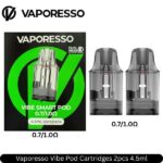Vaporesso Vibe Pod Cartridges 2pcs 0.71.0Ω 4.5ml