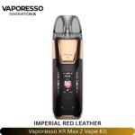 Vaporesso XR Max 2 Vape Kit Imperial Red Leather