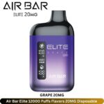 Air Bar Elite 12000 Puffs Flavors Grape 20MG Disposable