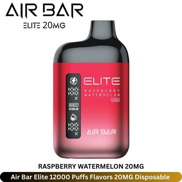 Air Bar Elite 12000 Puffs Flavors 20MG Diasposable Vape - Uaevapershop in Dubai Air Bar Elite Raspberry Watermelon 12000 Puffs Flavors 20MG Diasposable Vape
