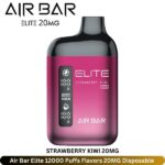 Air Bar Elite 12000 Puffs Flavors Strawberry Kiwi 20MG Disposable