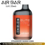 Air Bar Elite 12000 Puffs Flavors Strawberry Mango 20MG Disposable