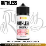Best Ruthless Vape Juice Arctic Cherry Lemonade On Ice Flavors 100ml