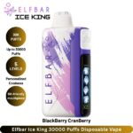 Elfbar Ice King 30000 Puffs BlackBerry CranBerry Disposable Vape