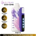 Elfbar Ice King 30000 Puffs Grape Ice Disposable Vape