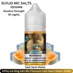 Elfliq Ice King Salt Nic Flavours Iced Hami Melon 30MG