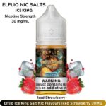 Elfliq Ice King Salt Nic Flavours Iced Strawberry 30MG