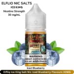 Elfliq Ice King Salt Nic Iced Blueberry Flavours 30MG