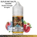 Elfliq Ice King Salt Nic Iced Pomegranate Flavours 30MG