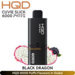 HQD Black Dragon 6000 Puffs Flavours In Dubai