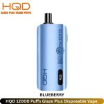 HQD Blueberry 12000 Puffs Glaze Plus Disposable Vape