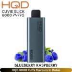 HQD Blueberry Raspberry 6000 Puffs Flavours In Dubai
