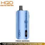 HQD Fresh Berries 12000 Puffs Glaze Plus Disposable Vape