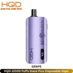 HQD Grape 12000 Puffs Glaze Plus Disposable Vape