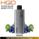 HQD Grape 6000 Puffs Flavours In Dubai