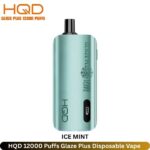HQD Ice Mint 12000 Puffs Glaze Plus Disposable Vape