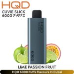 HQD Lime Passion Fruit 6000 Puffs Flavours In Dubai