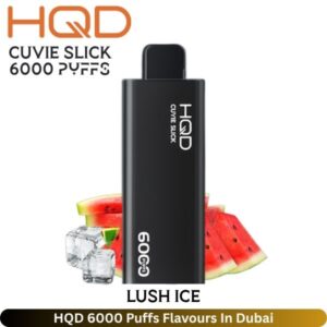 HQD 6000 Puffs Flavours In Dubai Nicotine (2%) 20mg - Uaevapershop in Dubai HQD Lush Ice 6000 Puffs Flavours In Dubai