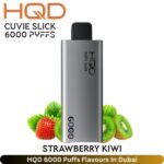 HQD Strawberry Kiwi 6000 Puffs Flavours In Dubai