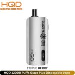 HQD Triple Berry 12000 Puffs Glaze Plus Disposable Vape