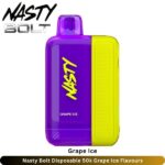 Nasty Bolt Disposable 50k Grape Ice Flavours