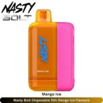 Nasty Bolt Disposable 50k Mango Ice Flavours