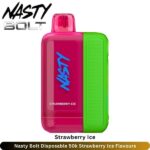 Nasty Bolt Disposable 50k Strawberry Ice Flavours