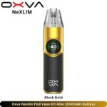 Oxva Nexlim Pod Vape Kit 40w Black Gold 1500mAh Battery