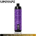 Umivape U Bar 18000 Puffs Grape Ice Disposable Vape