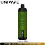 Umivape U Bar 18000 Puffs Lemon Mint Disposable Vape