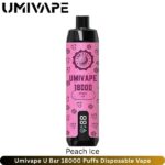 Umivape U Bar 18000 Puffs Peach Ice Disposable Vape