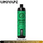 Umivape U Bar 18000 Puffs Royal Mint Disposable Vape