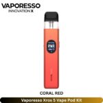 Vaporesso Xros 5 Vape Pod Kit Coral Red