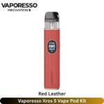 Vaporesso Xros 5 Vape Red Leather Pod Kit