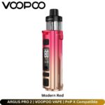 ARGUS PRO 2 Modern Red VOOPOO VAPE PnP X Compatible