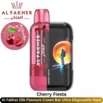 Al Fakher 25k Cherry Fiesta Flavours Crown Bar Ultra Disposable