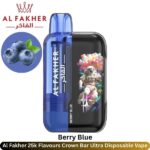 Al Fakher 25k Flavours Berry Blue Crown Bar Ultra Disposable