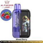 Al Fakher 25k Flavours Mixed Berry Crown Bar Ultra Disposable
