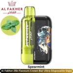 Al Fakher 25k Flavours Spearmint Crown Bar Ultra Disposable Vape